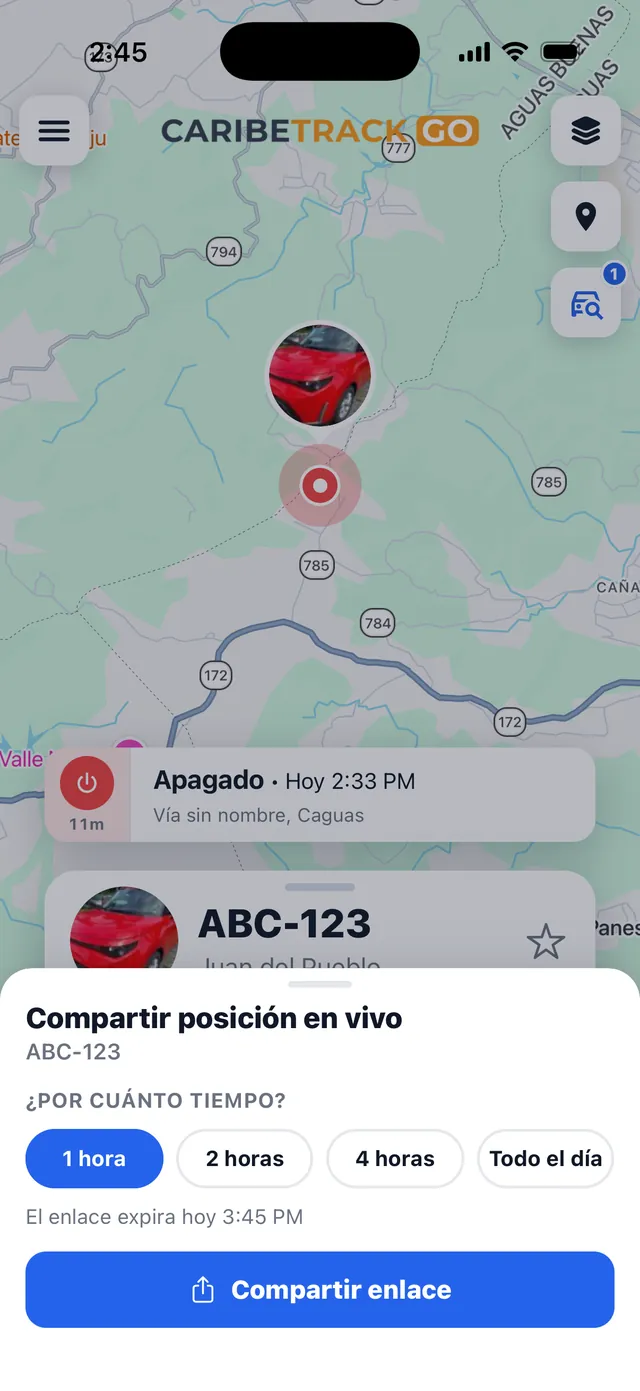 Compartir posición